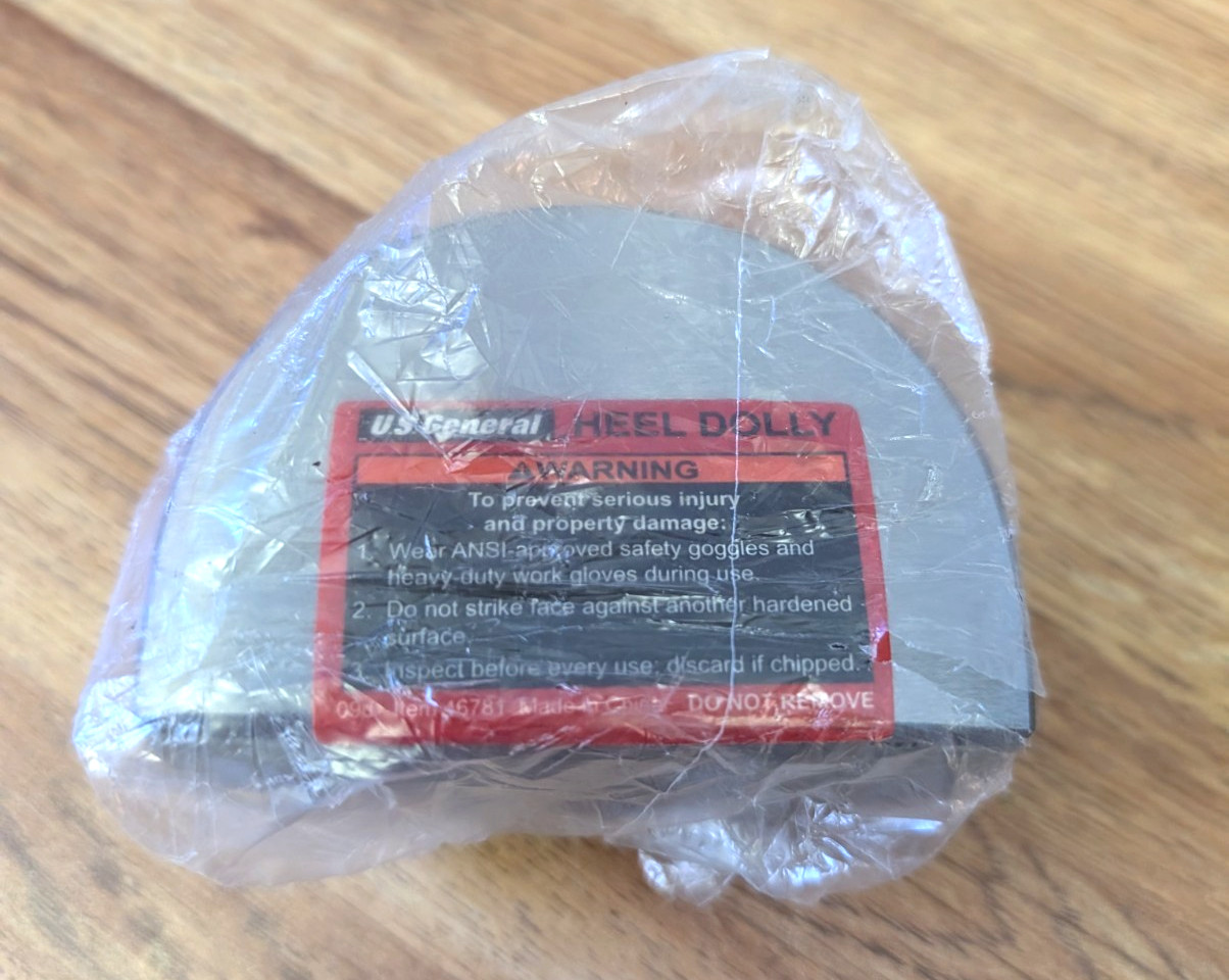 US General HEEL Dolly For Auto Repair & Metal Forming Auto Body Work Brand New