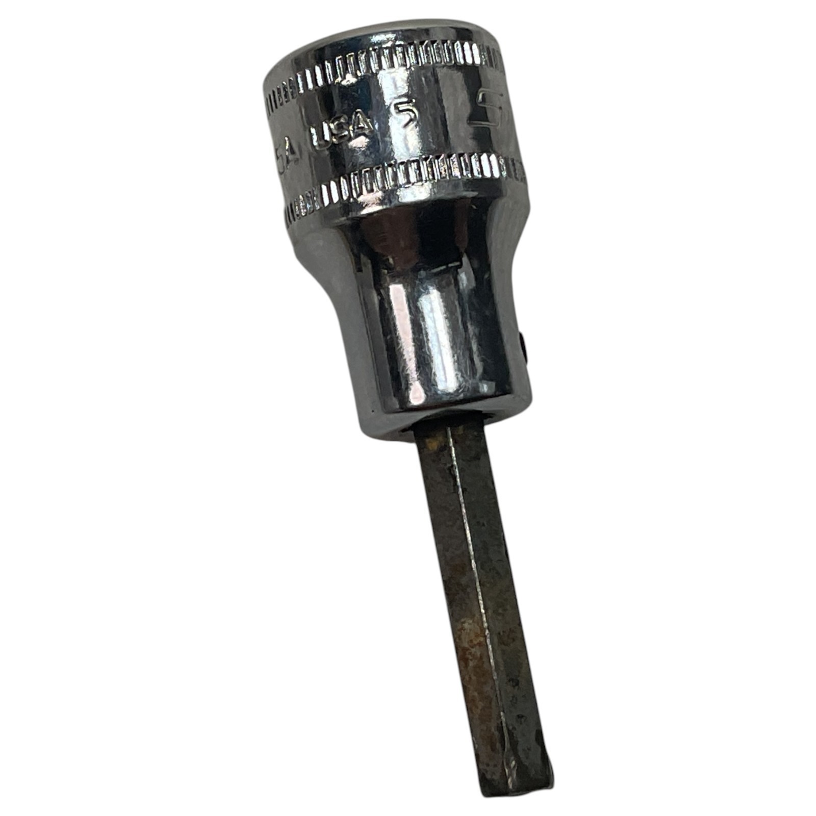 Snap-on FAM5A 5mm Hex Bit Socket 3/8″ Drive Chrome USA Hand Tool