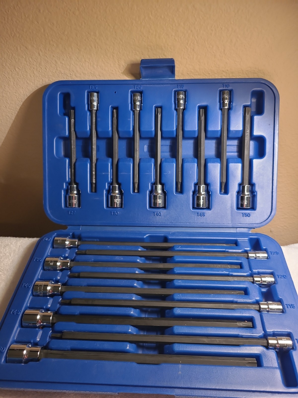 Vim Tools 18 Piece Extra Long Torx Specialty Set S2 Steel Bits (V458L)