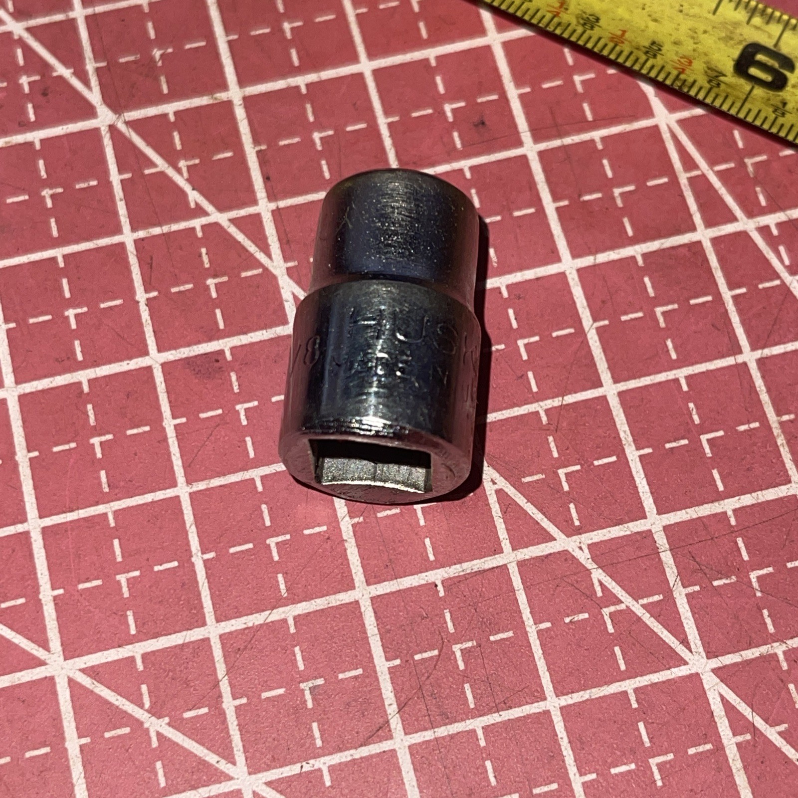 NOS Husky USA CB1212 3/8 In SAE 12 Point 3/8″ Drive Socket Vintage