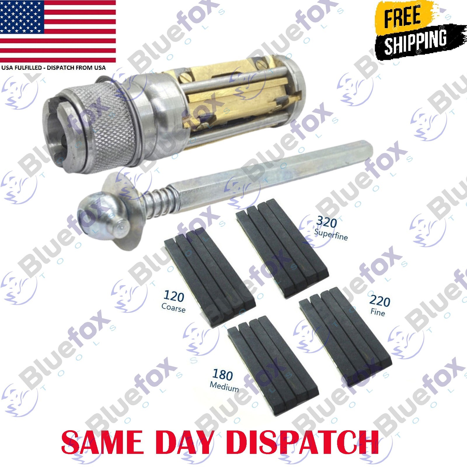 CYLINDER ENGINE HONE KIT 45 – 65mm Honing Machine + 4 set Honing Stones BLUEFOX
