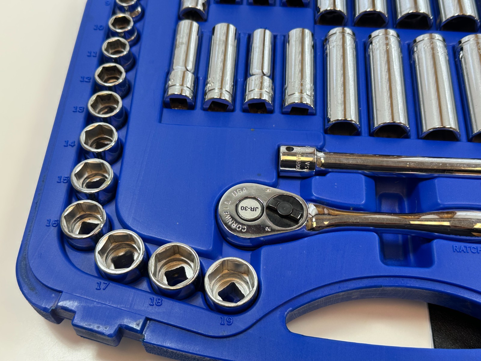 🇺🇸 Cornwell Tools USA 47pc 3/8″ Drive Super Socket Set SAE Metric, TS247SSFT