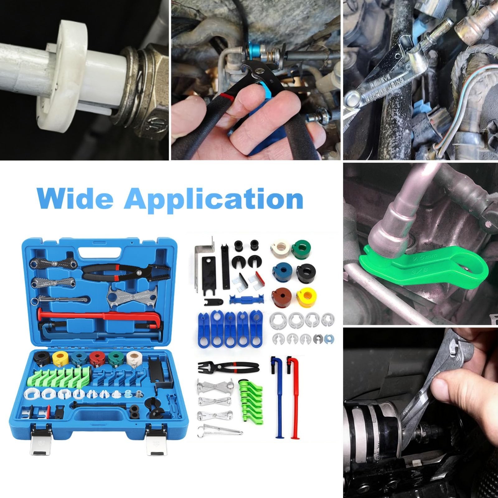 45pcs Quick Disconnect Tool Set for Fuel Line, A/C & Transmission Systems – Auto