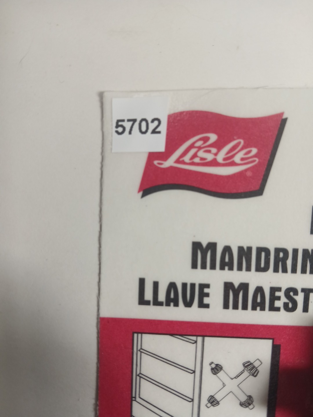 Lisle 12060 Large Master Magnetic Chuck Key with 4 Sizes