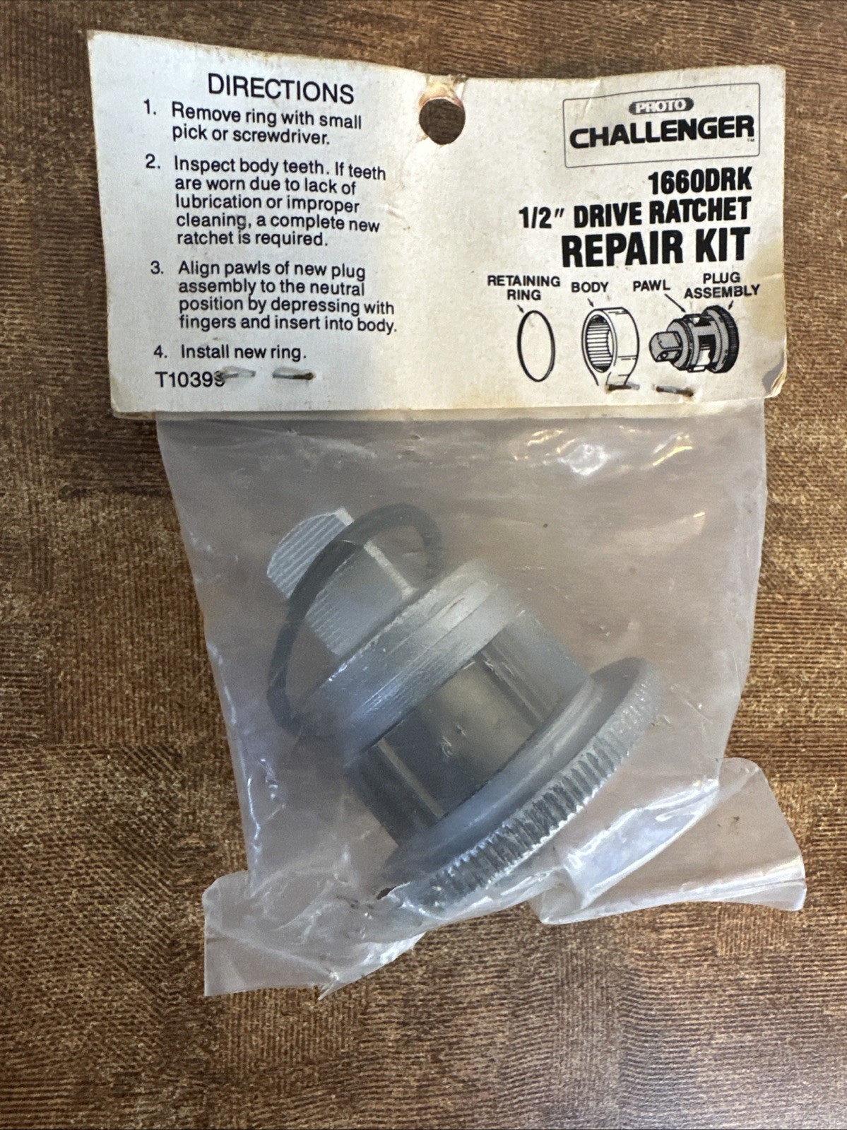 SEALED Proto Challenger 1660DRK – 1/2″ Drive Ratchet Repair Kit NEW