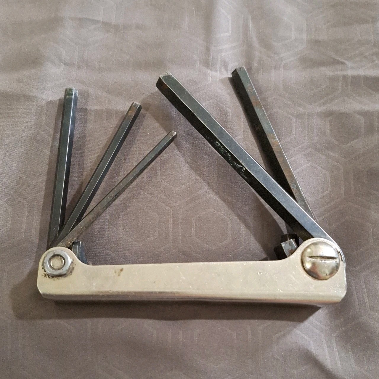 Snap On Tools AWM5K Folding Hex Allen Wrench Set Metric 4mm-10mm