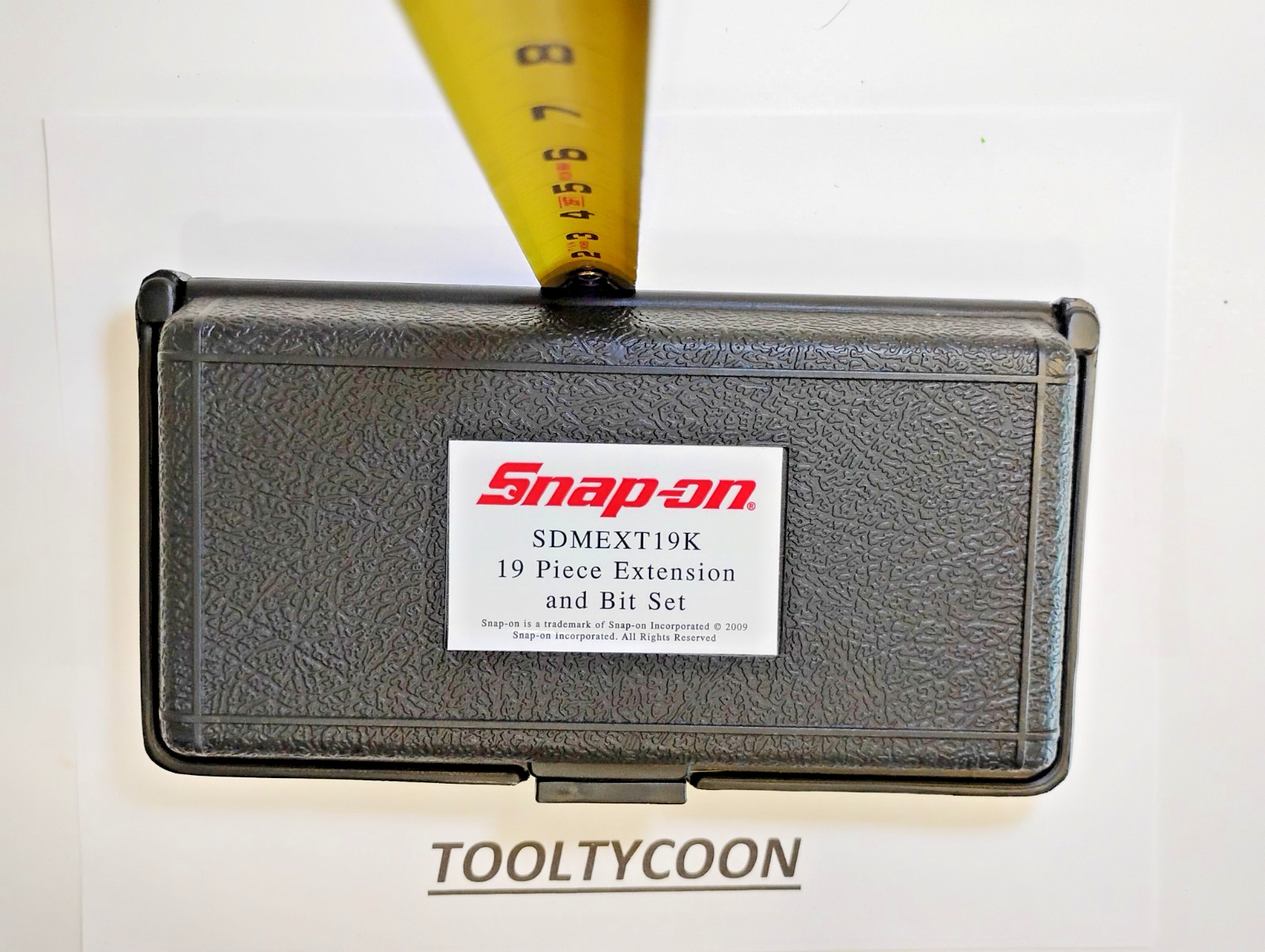 Snap-On Tools NEW BLACK BIT Holds Hex Bits CASE Only for Kit # SDMEXT19K