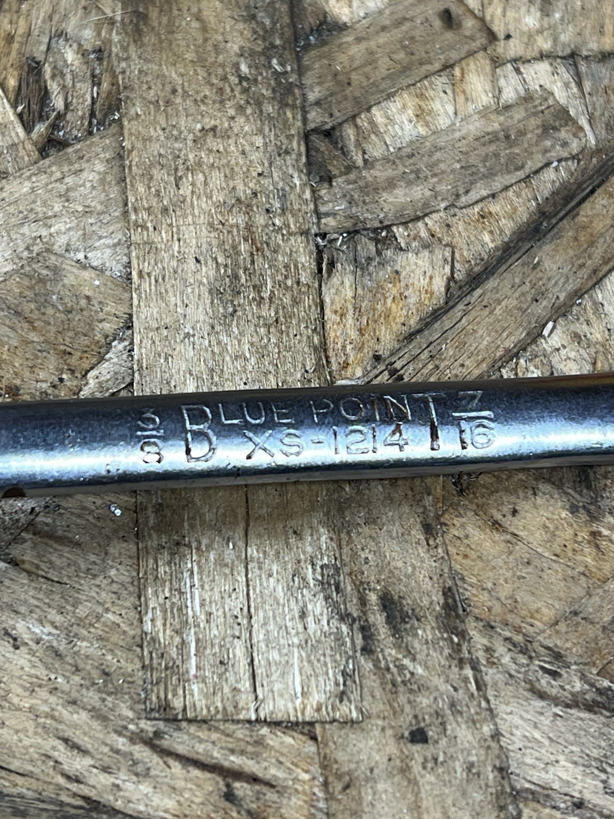 Blue point XS-1214 3/8-7/16 USA Double Box End Wrench Used