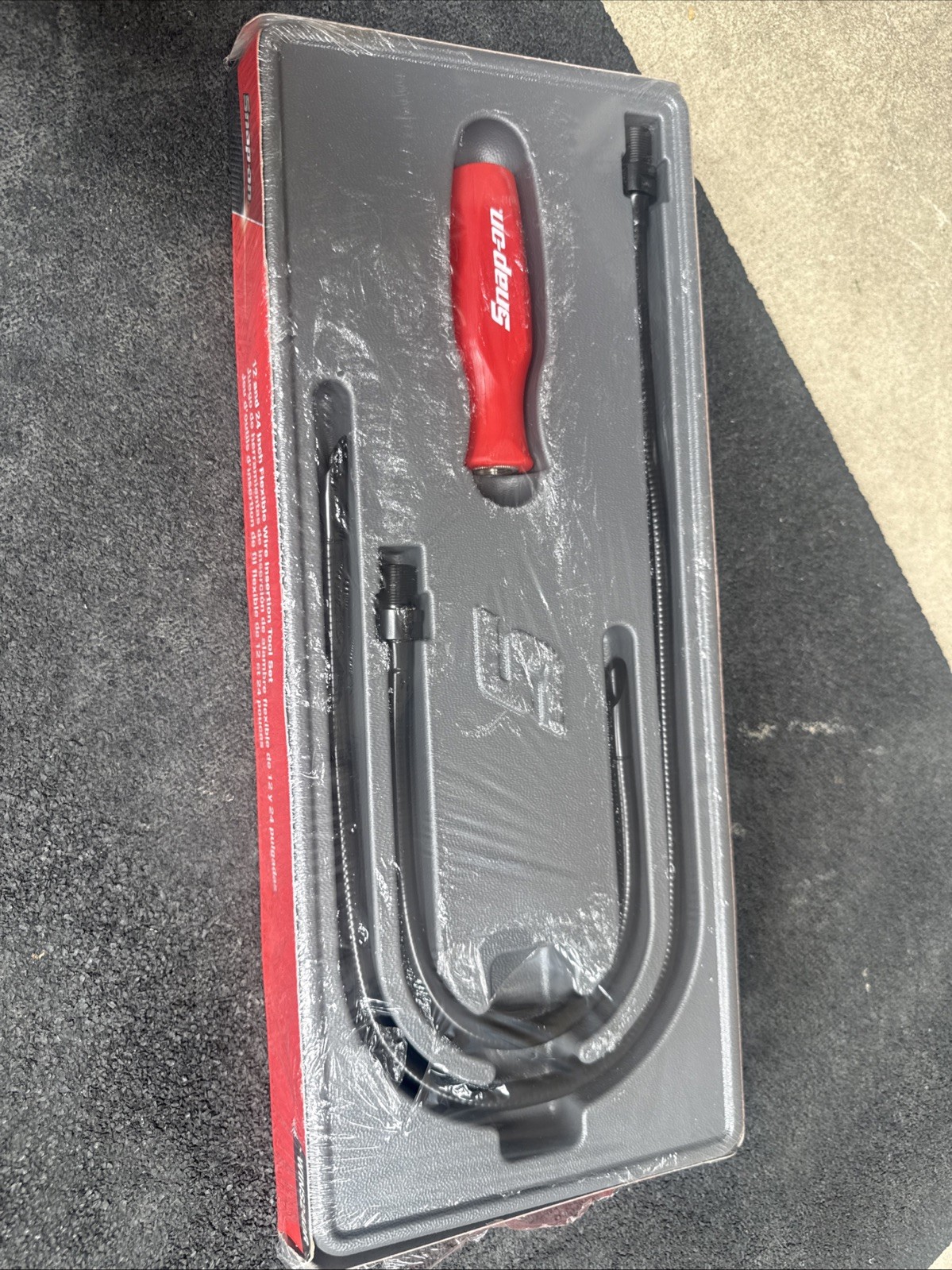 For Snap-on Tools NEW RED 3 Piece Flexible Wire Insertion Tool Kit WINS240R