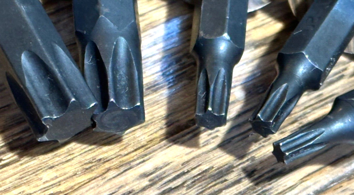 🇺🇸 Stanley Professional Tools TORX T15-T50 Socket 3/8″ Set Bit Driver Star Lot