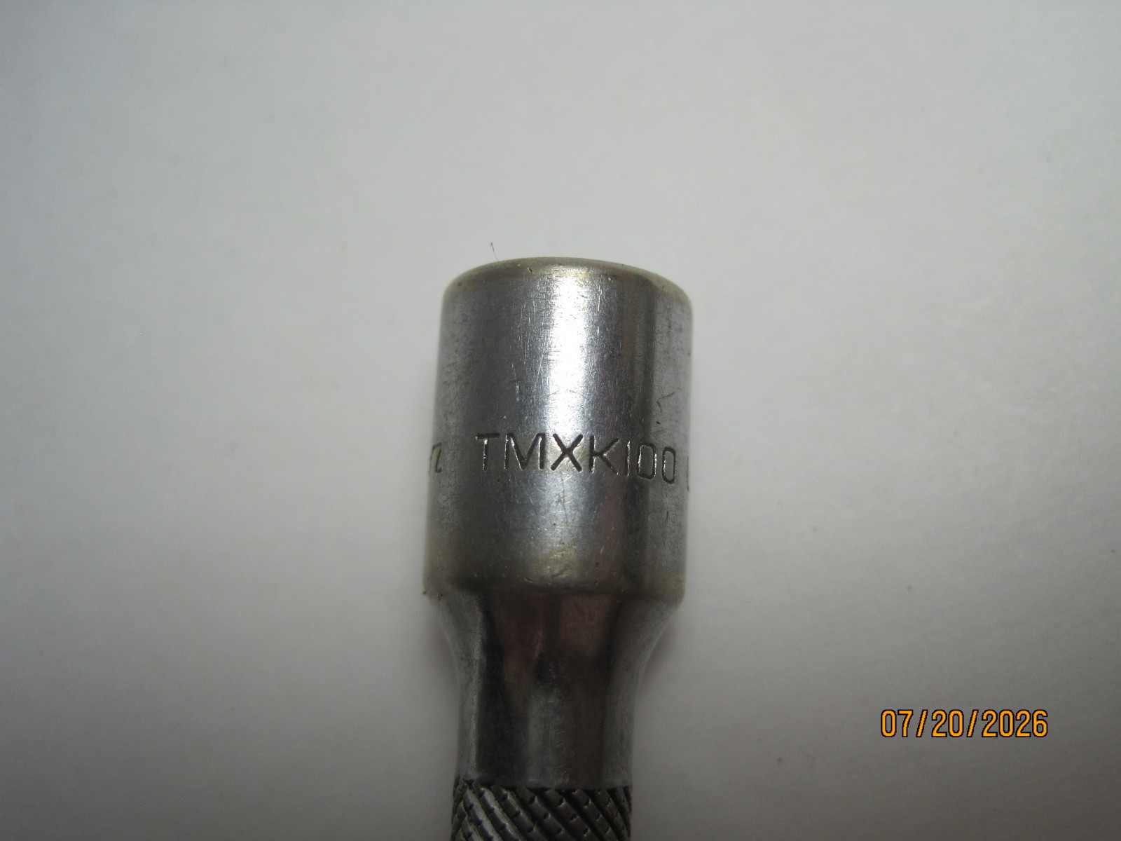 Snap On 1/4″ Drive 10″ Chrome Knurled Friction Ball Extension TMXK100