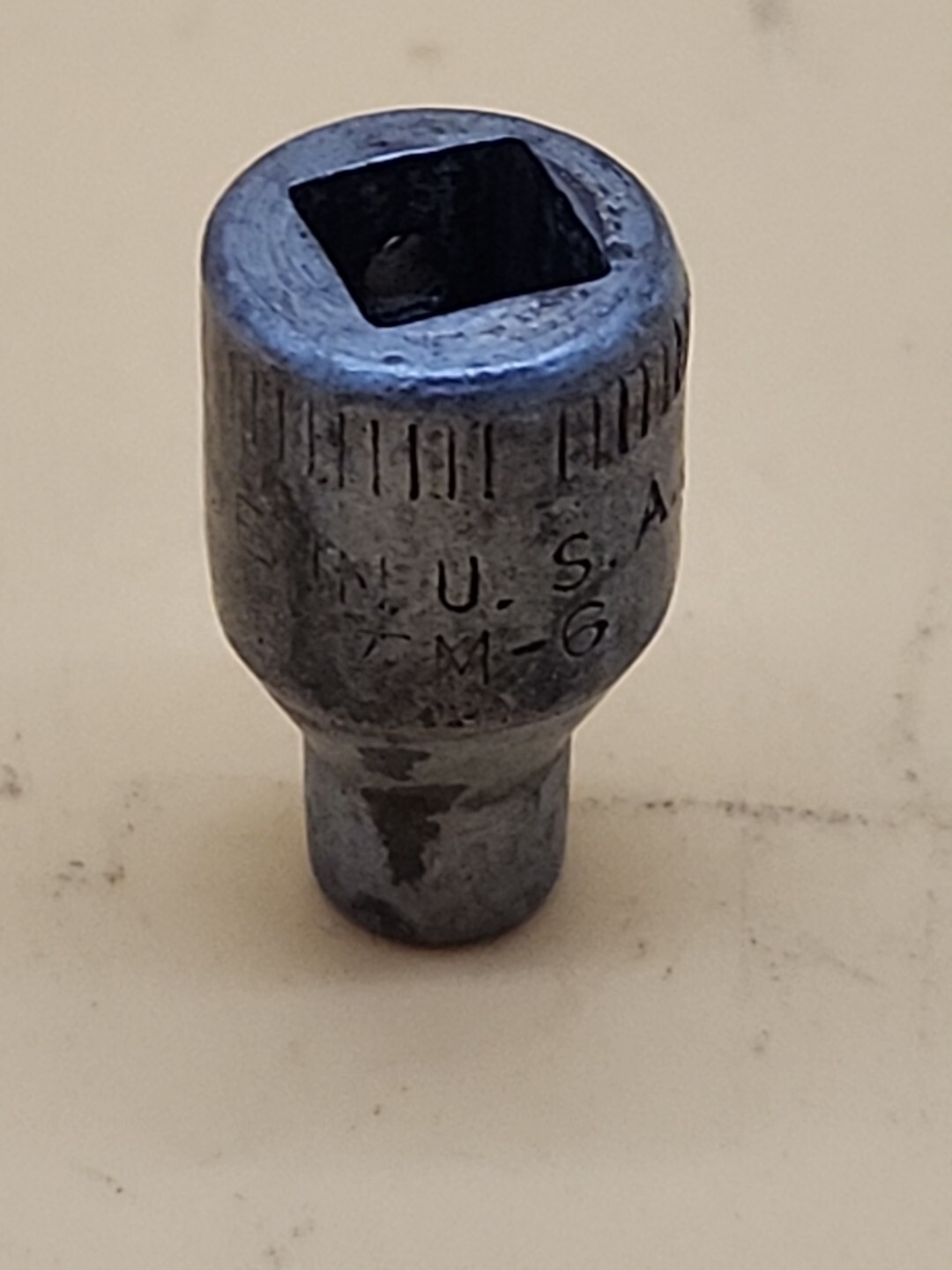Snap-On Tools 9/32″ Drive 3/16″ SAE 6pt Midget Chrome Socket M-6 USA