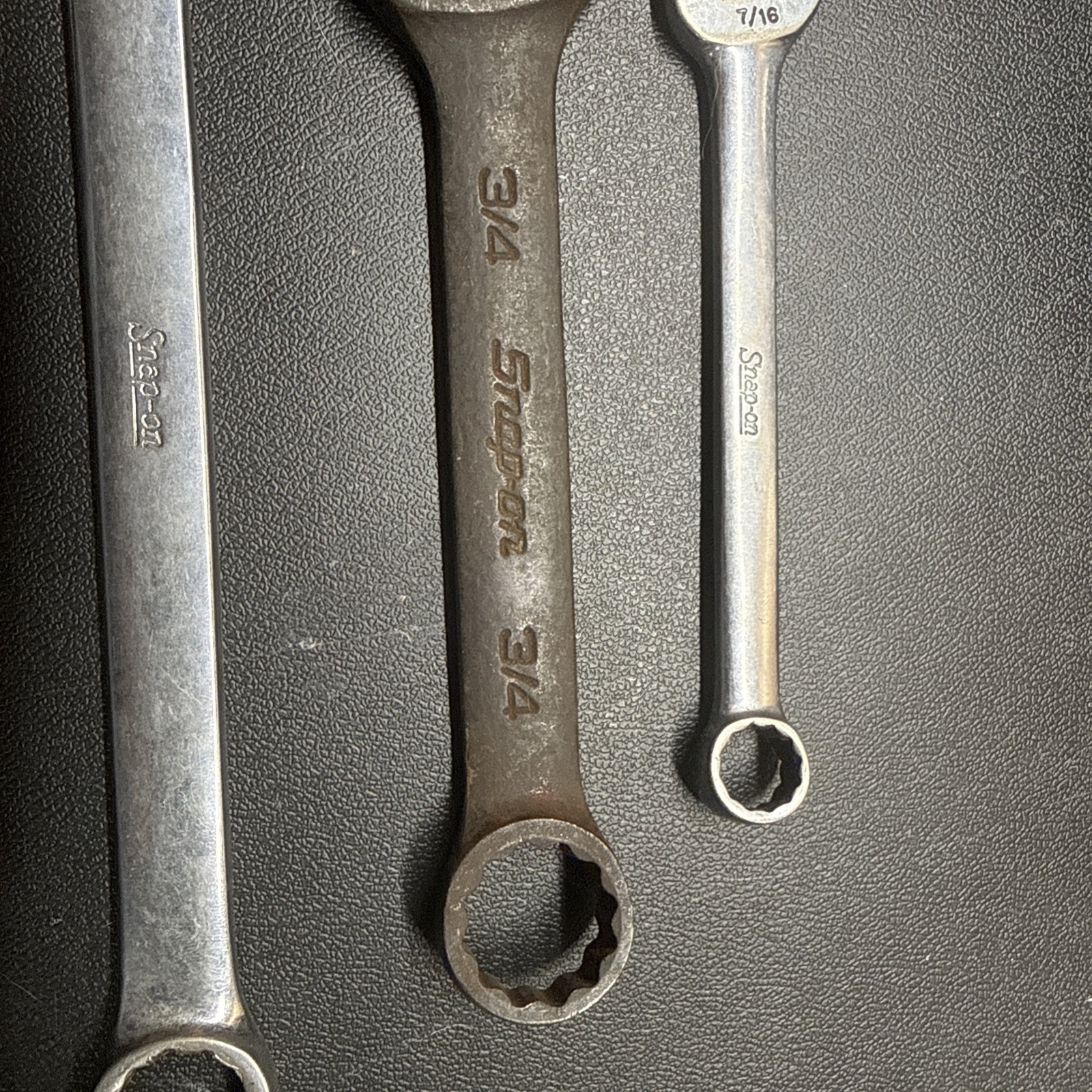 Snap-on 12 Point Combination Wrenches OEXM & GOEX Series 4 Piece USA MIXED LOT