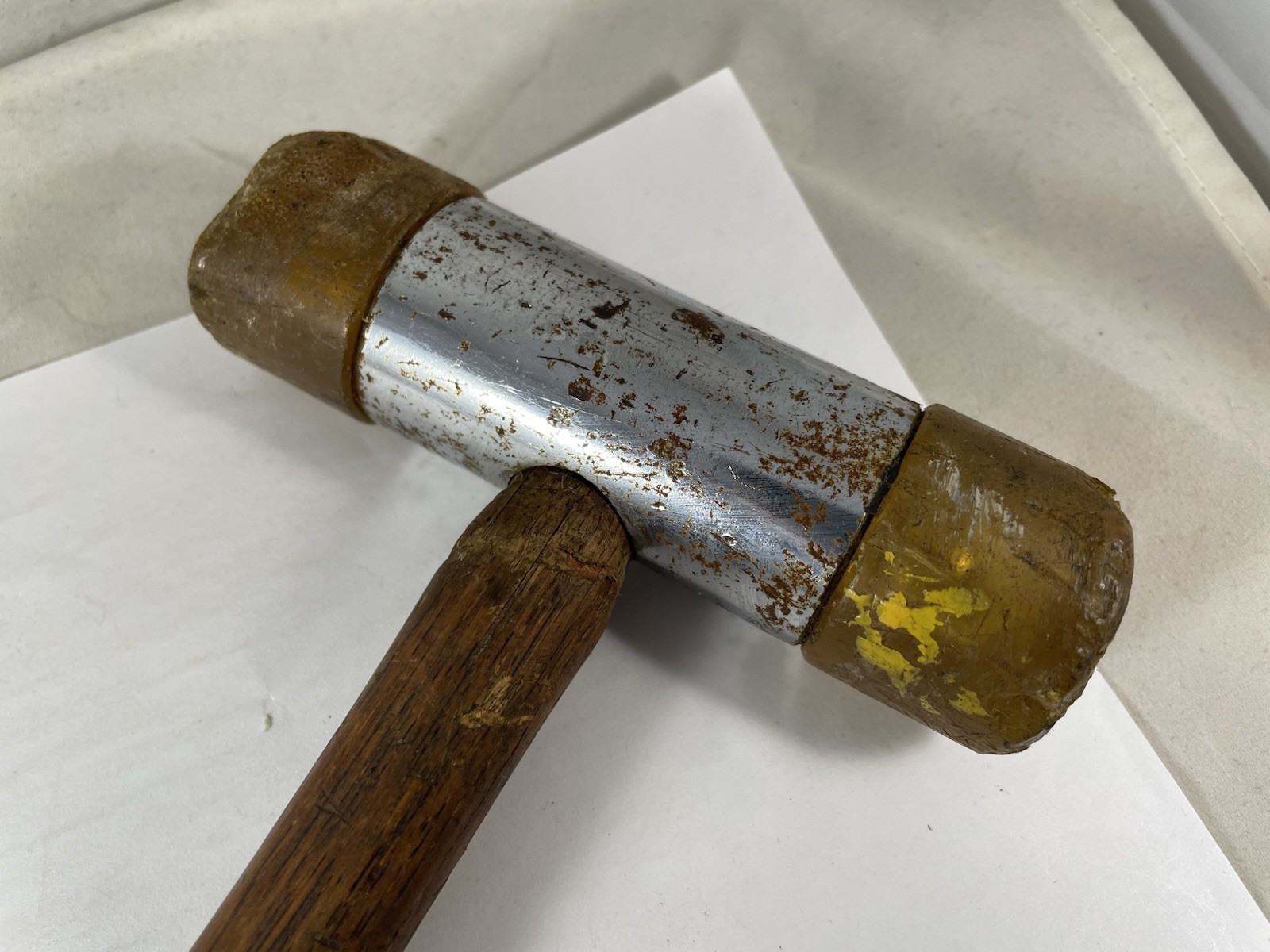 Snap-On Tools USA BH92A Plastic Tipped Non-Marring Hammer Mallet – Wood Handle