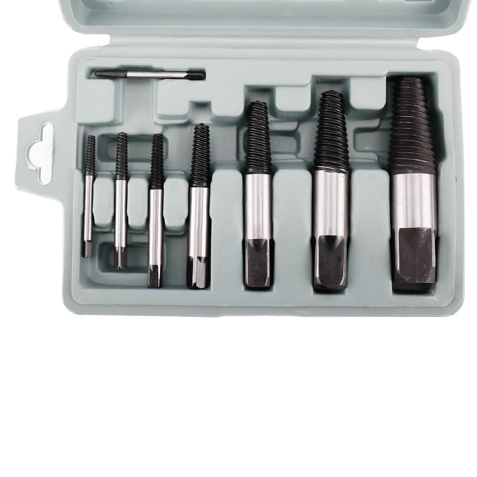 8 pcs Damaged Stripped Screw Extractor Set Broken Bolt Water Pipe Remover Set