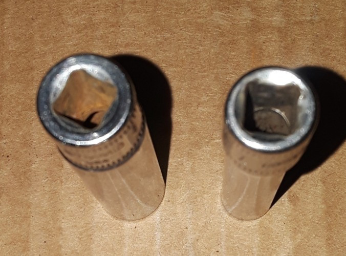 8 SnapOn Sockets 3/8 Impact 10, 15 1/4″D Chrome 7,10,11/32,3/8 & 3/8″D 9/16 3/4