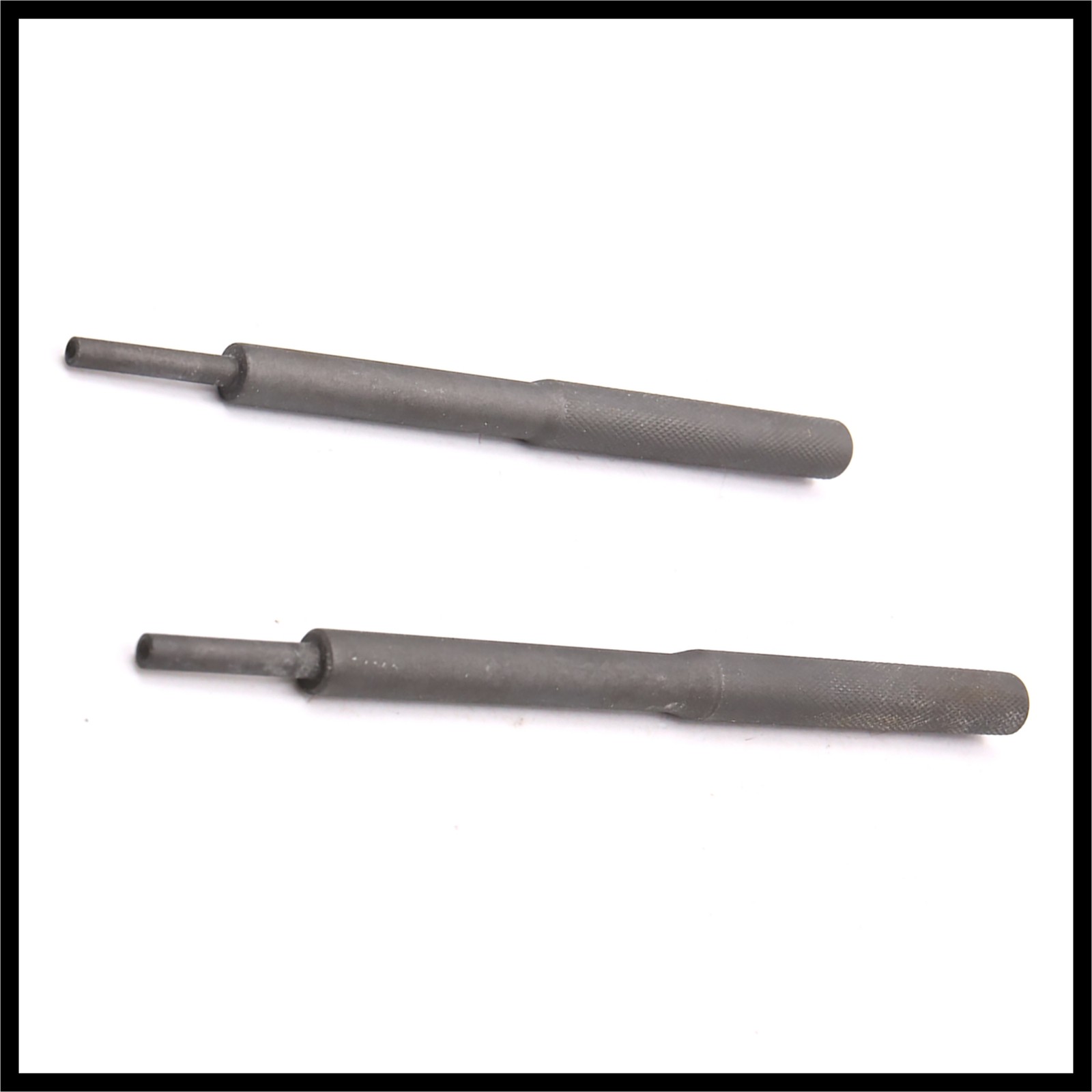 2pcs Dark Gray Universal Valve Guide Remover Grinding Stick Lapping Tool