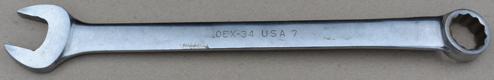 SNAP-ON TOOLS OEX34 OEX-34, 1-1/16″ SAE, 12-PT, OPEN/BOX END COMBINATION WRENCH