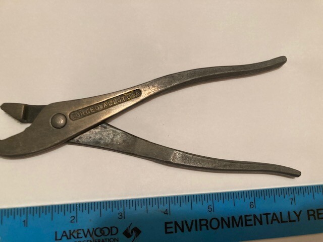 MADE IN USA – Vintage BLUE BIRD #52 7 1/2″ BATTERY TERMINAL PLIERS – FREE SHIP
