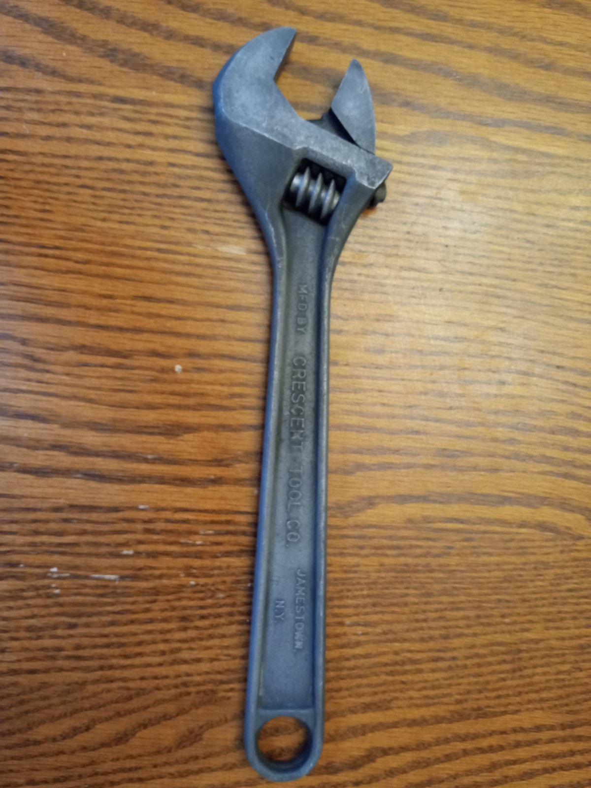 Vintage Crescent 12″ AT112 Adjustable Wrench. Black Oxide Finish. Jamestown, NY
