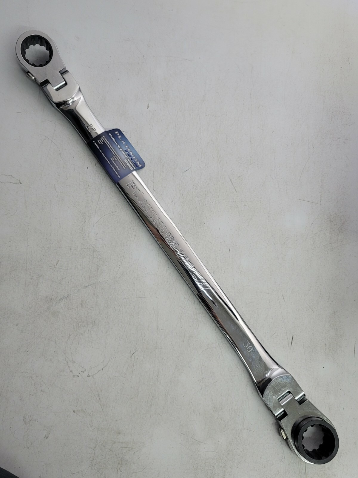 NEW Platinum XL Double Box 27mm x 30mm Reversible Ratcheting Spline Wrench 99655