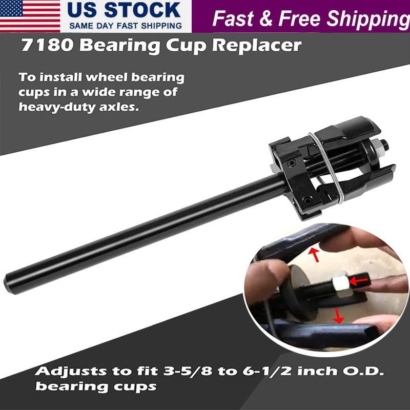 Truck Universal Bearing Cup Remover / Installer 7180 Fit 3-5/8″ to 6-1/2″ OD