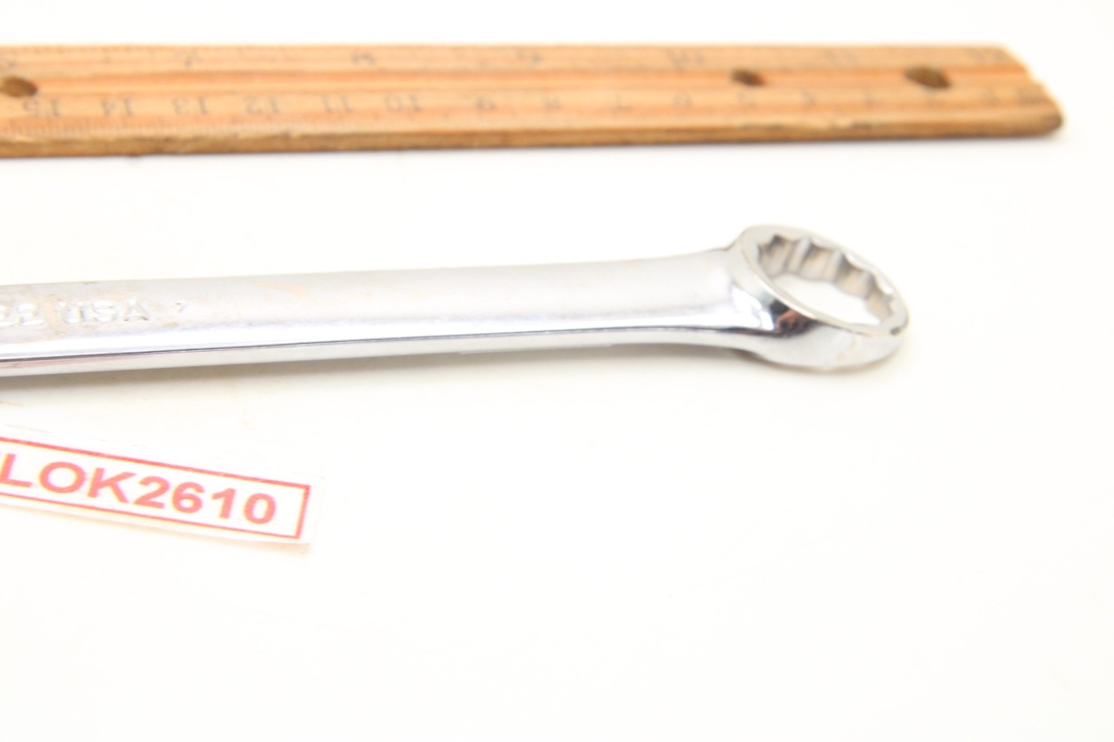 Snap-on OEX22 11/16″ 12 Point SAE Combination Wrench Modified Box End 9.25″ USA