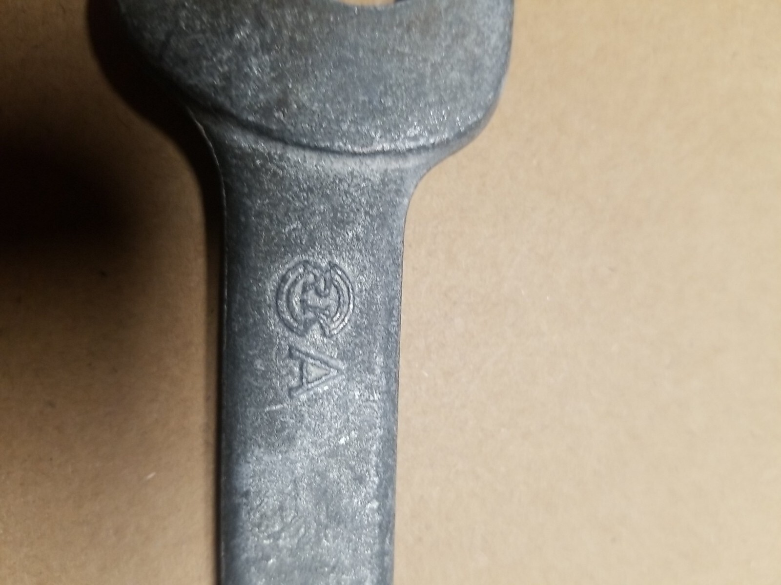 Vintage Honda Motors (HM) combination Open End Wrench 17/19mm RK A