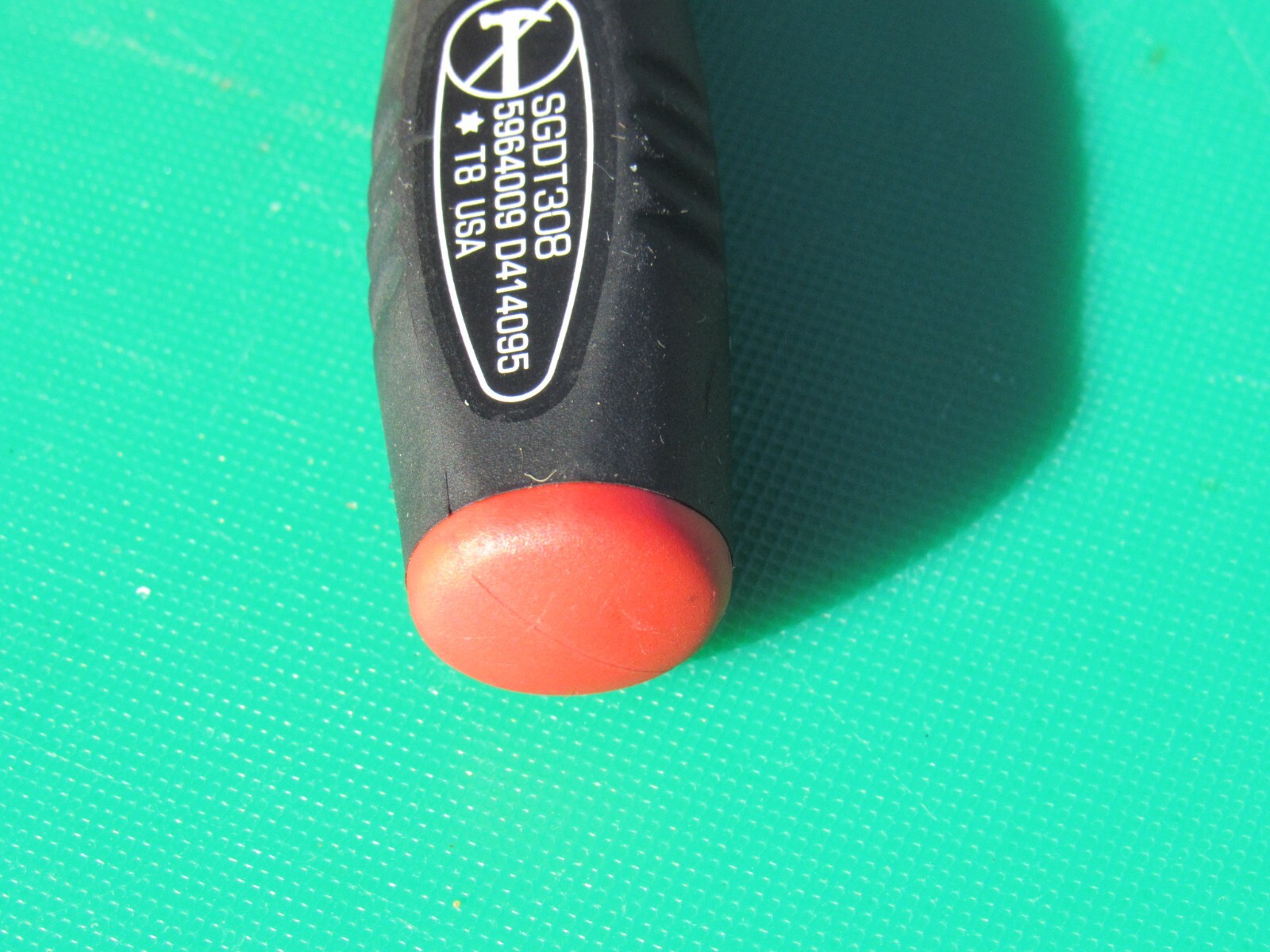 SNAP ON SGDT308 T8 BLACK RED MINI SOFT GRIP HANDLE TORX SCREWDRIVER SGDT 308 T 8