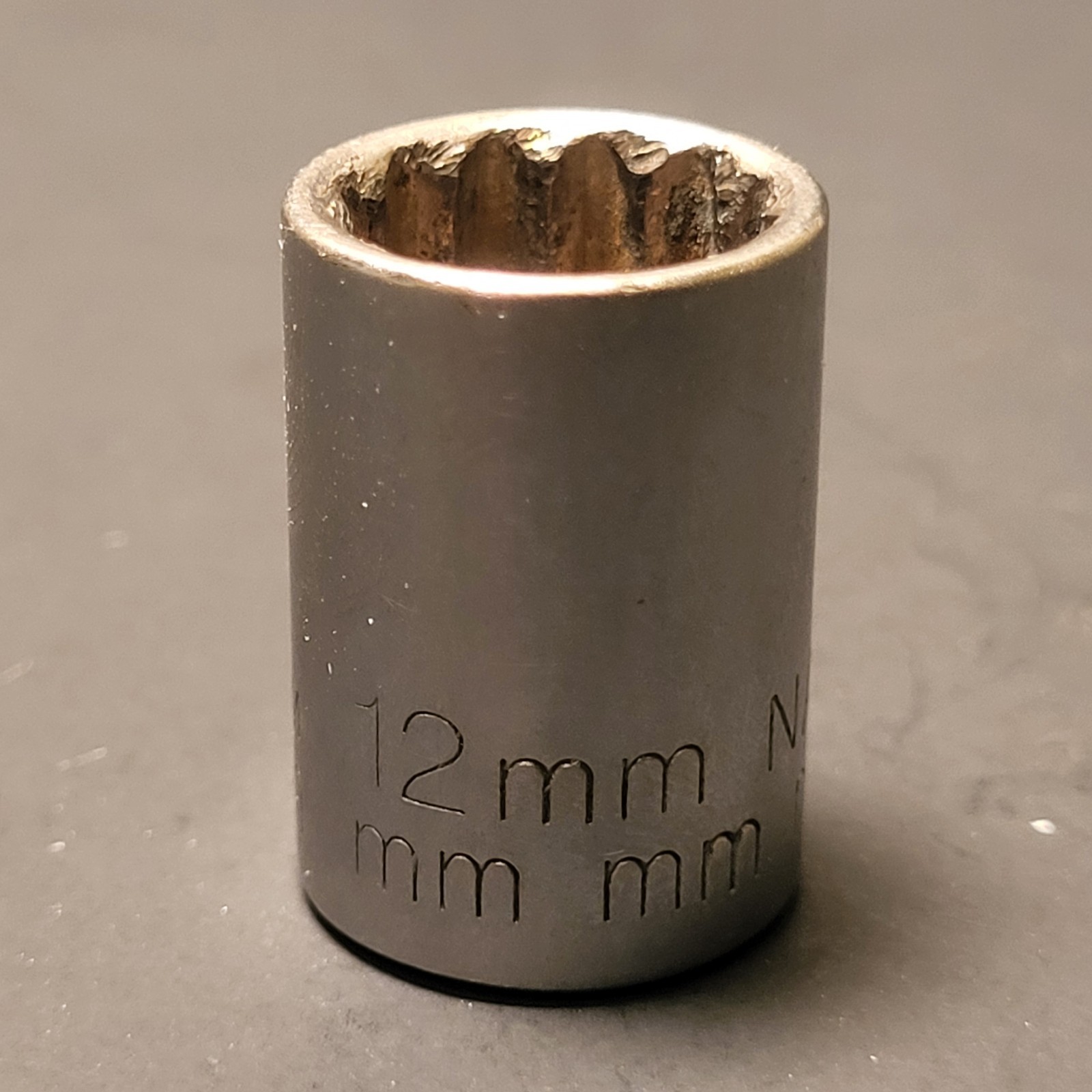 Napa New Britain 12mm socket made in USA 12 point 3/8” drive nb1212m