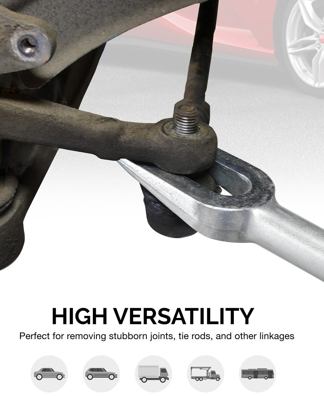 16″ Fork Car Opening Ball Joint Tie Rod Separator Pickle Splitter Tool Lifter