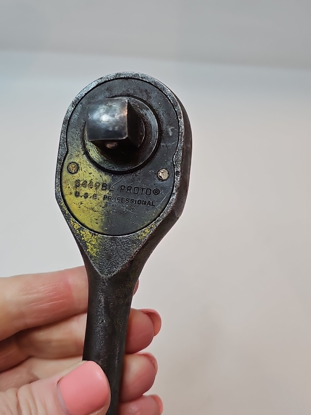 PROTO Pear Head Ratchet 5449BL 1/2″ Drive 10” Black Oxide Tools USA Professional