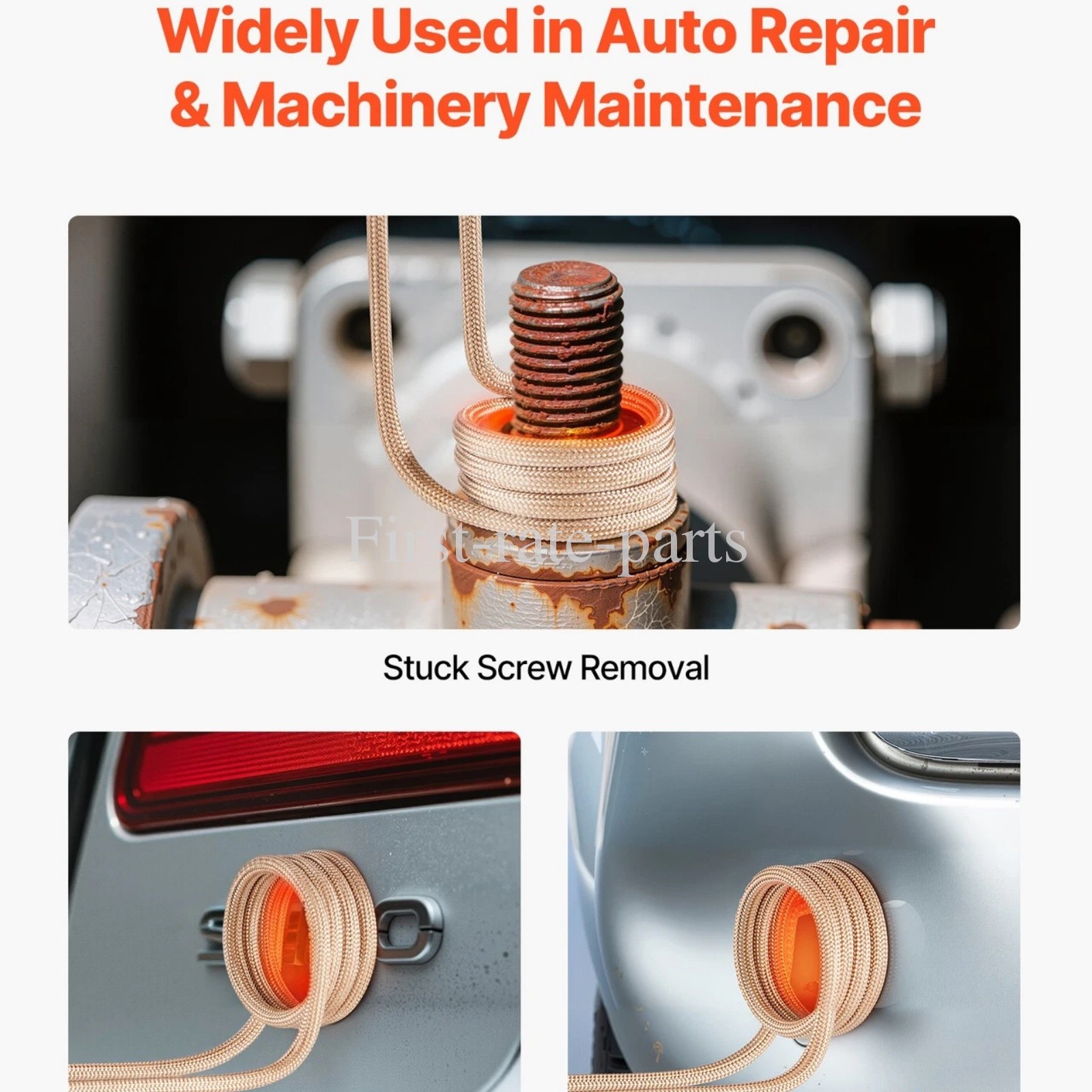 Magnetic Induction Heater Bolt Removal Kit 1100W 110V Rusty Screw Removing