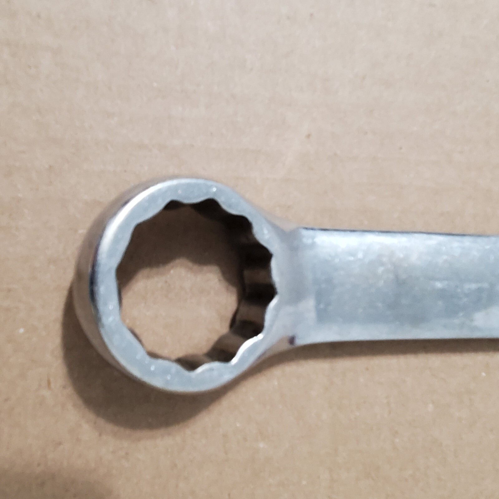 Pittsburgh Combination Wrench 1-1/8″ SAE 12pt Chrome Finish, 15.5″. Estate Find
