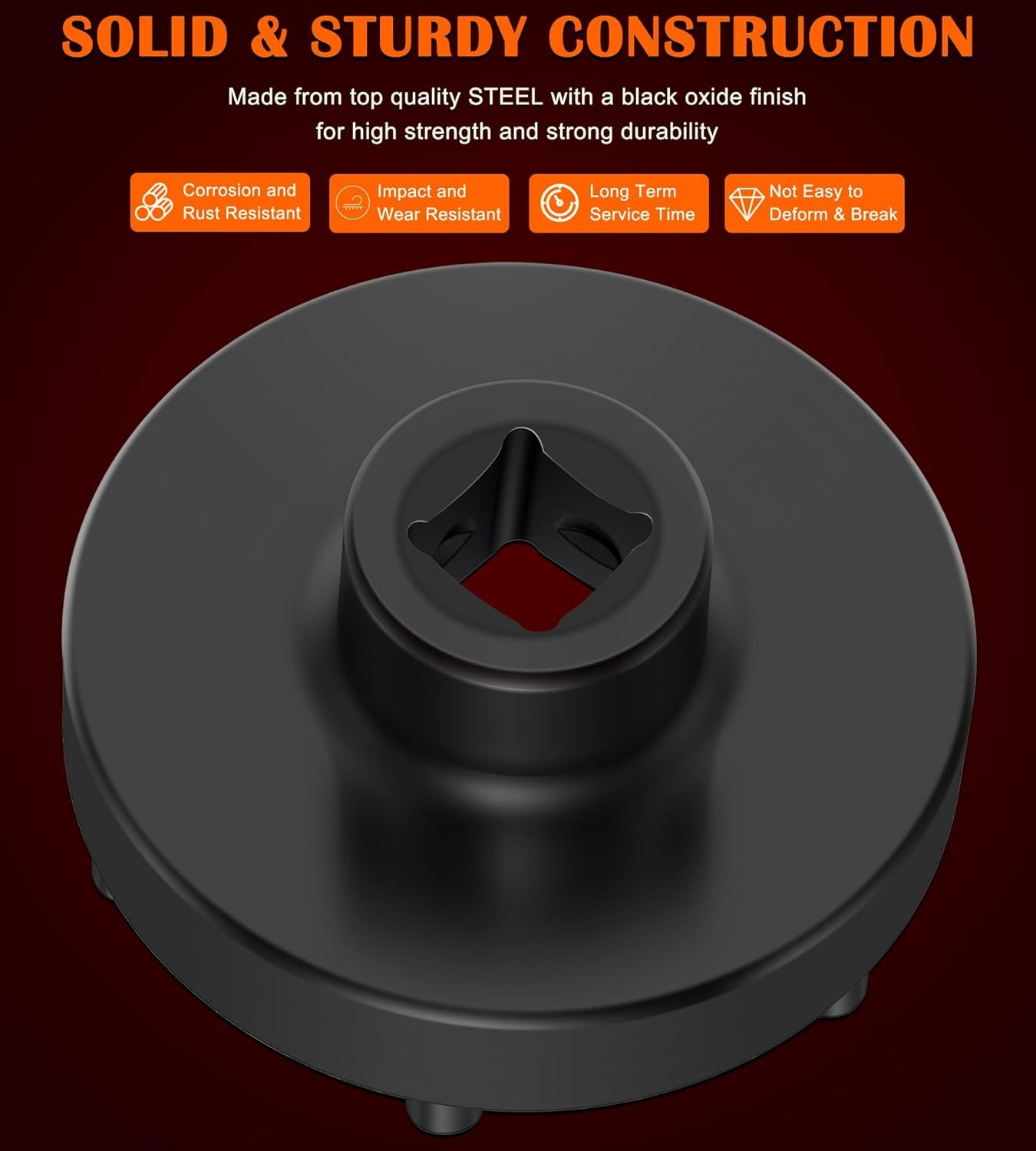 W83009 Heavy Duty 6 Lug Axle Nut Socket for 2006-2014 Dodge Ram Trucks 1500-5500
