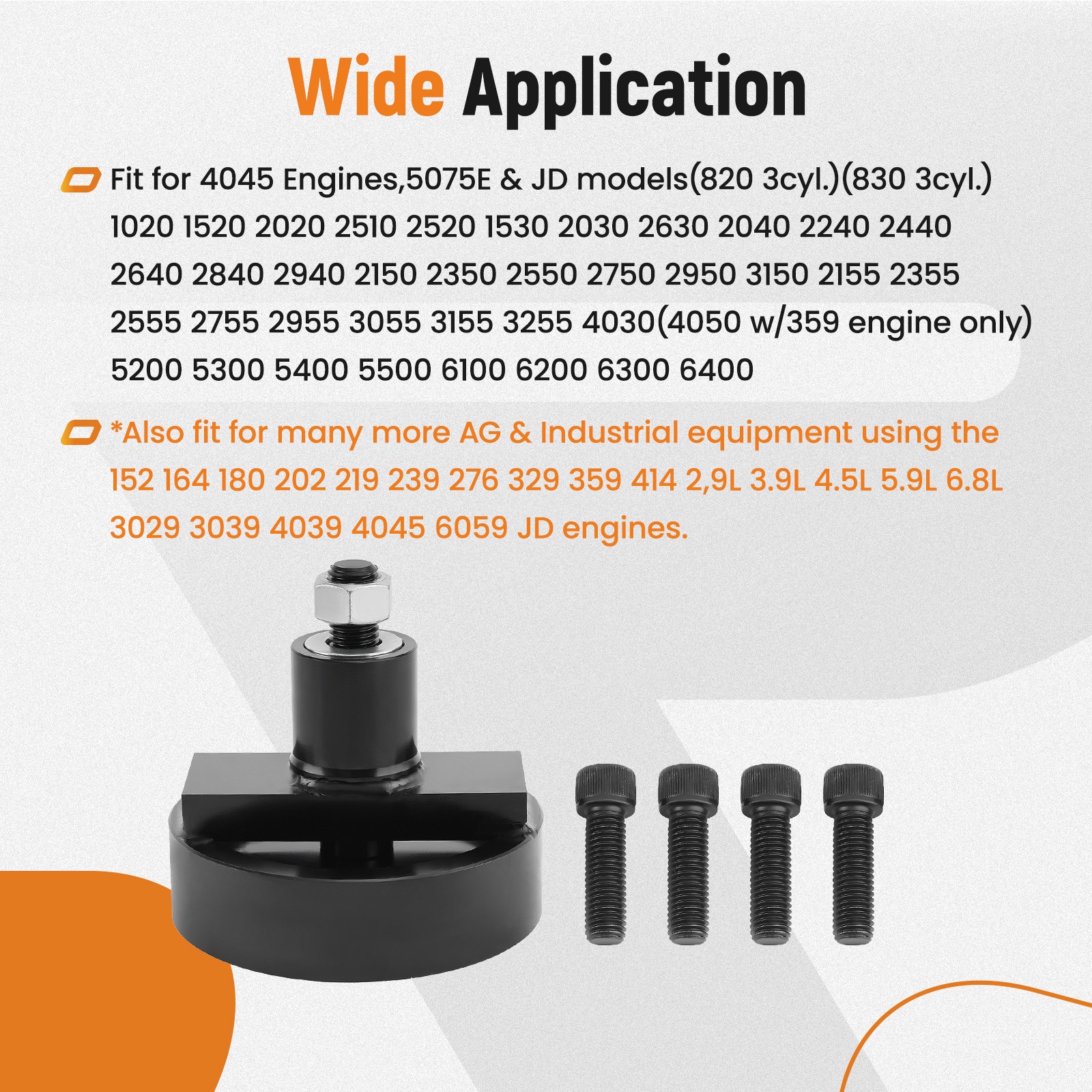 Front Rear Crank Seal Installer Tool Kit J-35686-B for Detroit Diesel Series 60
