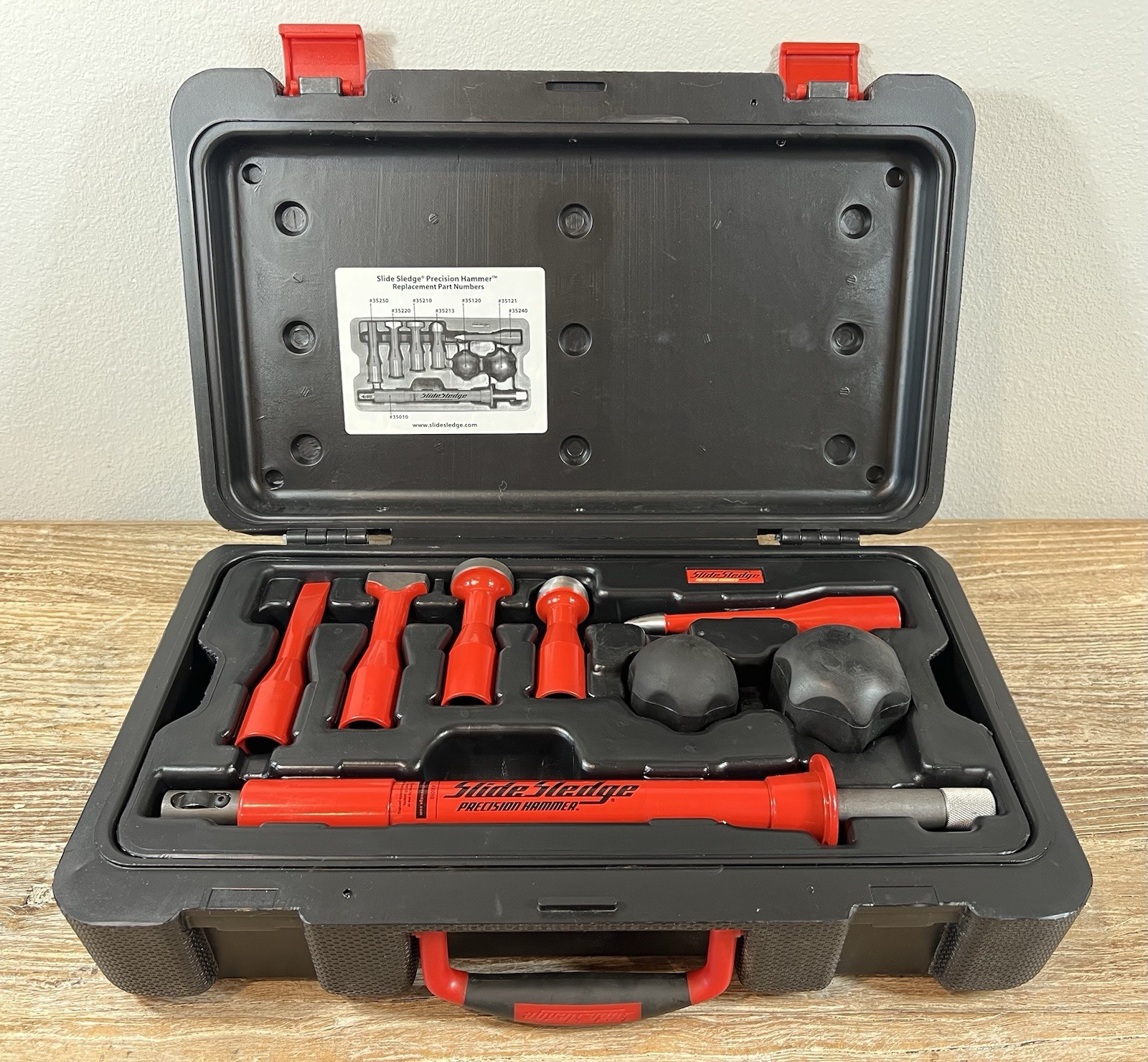 NEW in Box Slide Sledge 212102 Precision Hammer 9 Piece Set with Hard Case