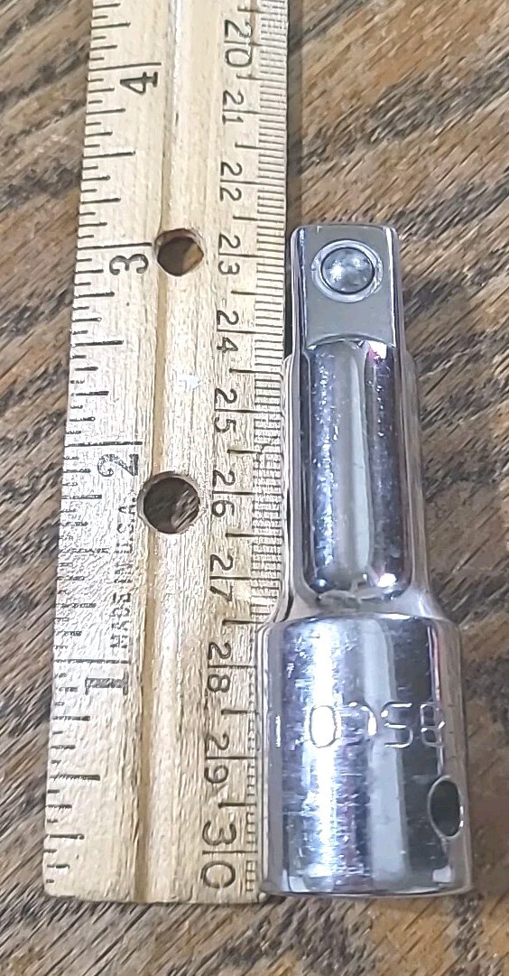 Easco 1/2″ Extensions-3″, 10″. 3/8″ Socket. EUC USA MADE Mechanics Tools