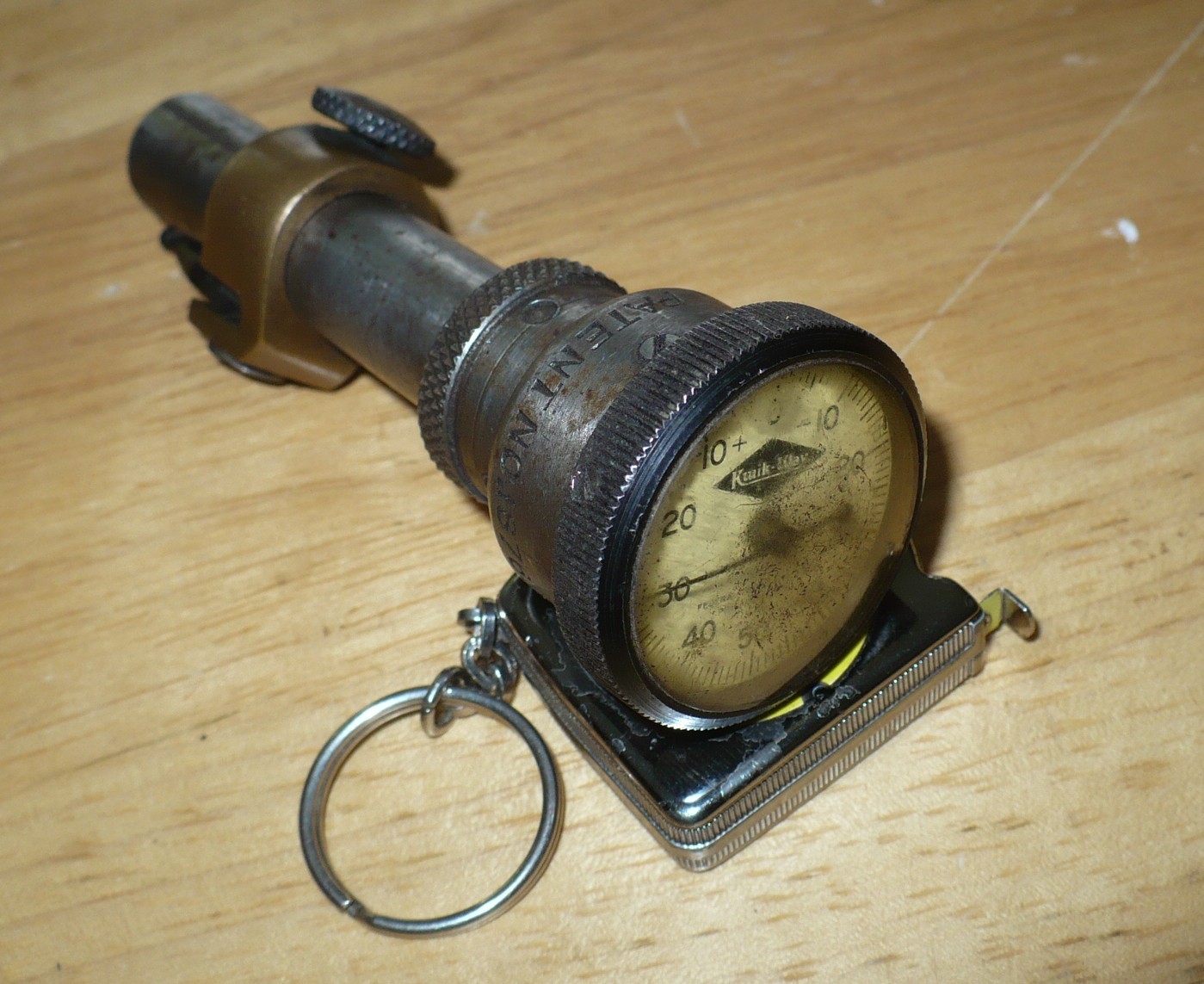 Vintage Kwik-Way Valve Seat Run Out Gauge Dial Indicator for .437 pilots 1/1000