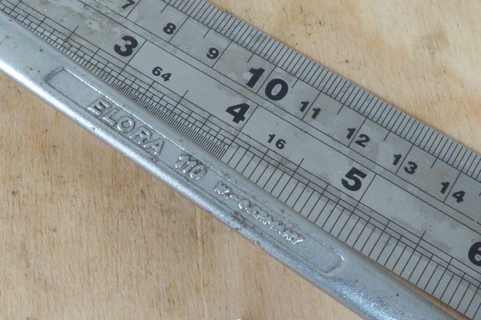 ELORA 110 8 X 9mm cranked ring spanner made in West Germany