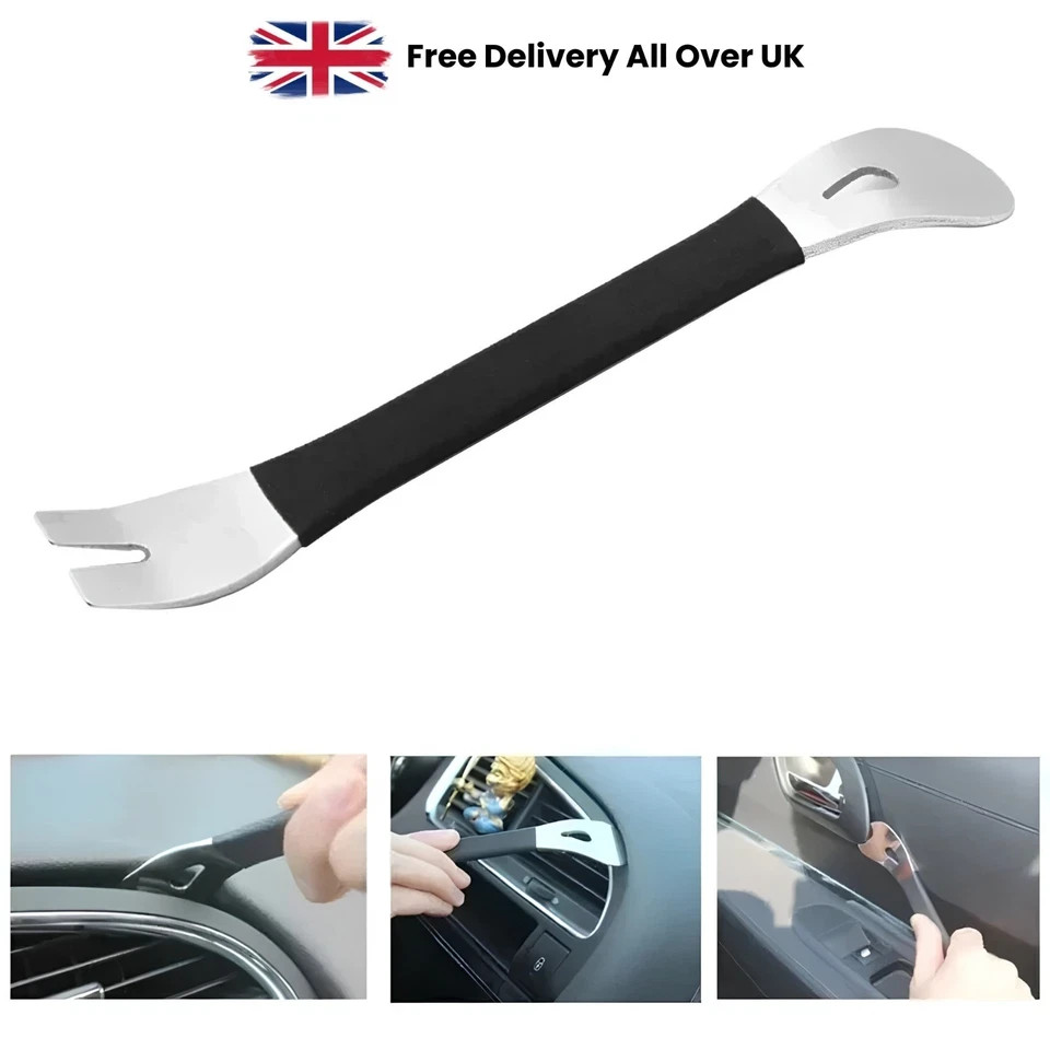 Metal Car Pry Tool for Audio Console, Door Panel, Dashboard Removal/Installation