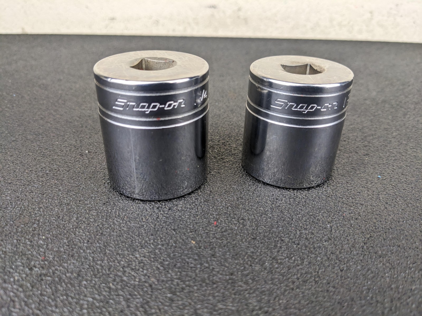 #bp073 Snap-on Tools USA TW381 TW401 1/2″ Drive SAE 6pt Chrome Sockets