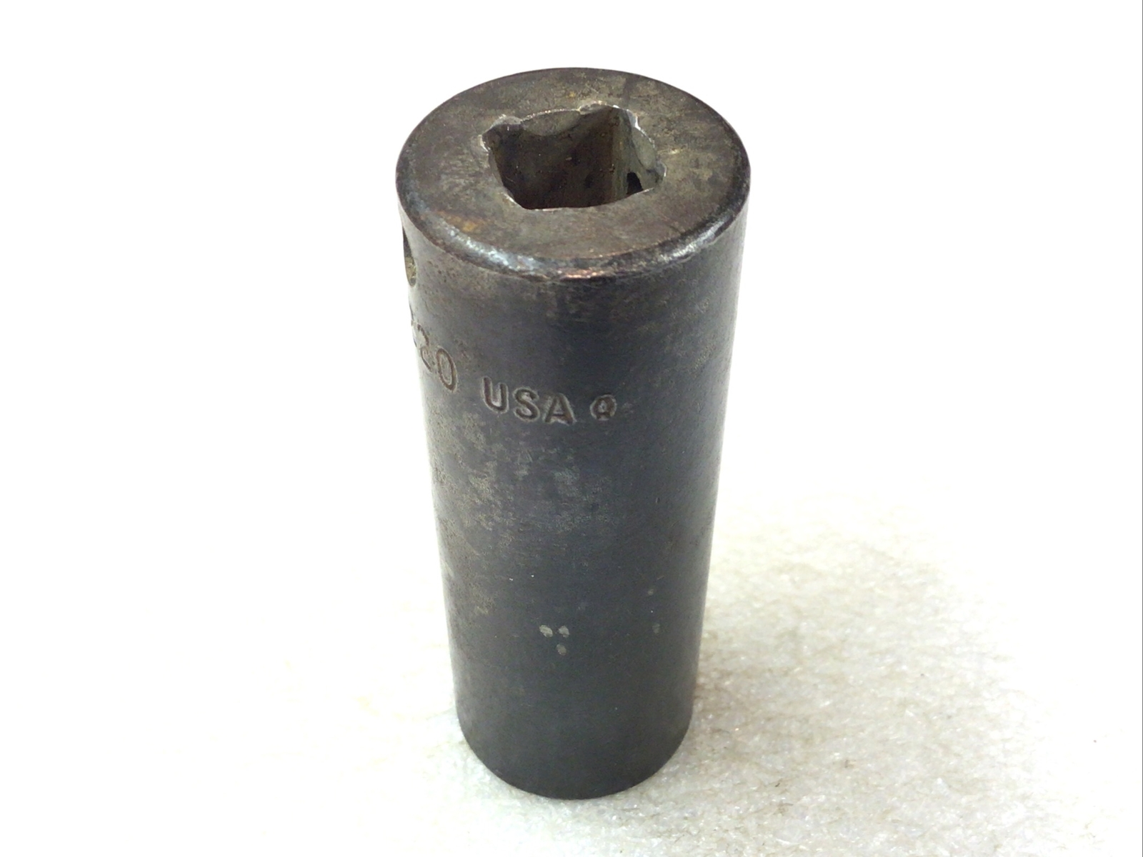 Snap On#SIMF220 – 11/16” , SAE, 6PT., 3/8” Dr., Deep, Impact Socket-USA-NICE-