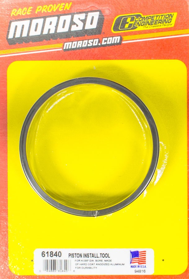 Moroso for Piston Installation Tool – 4.030in – Aluminum