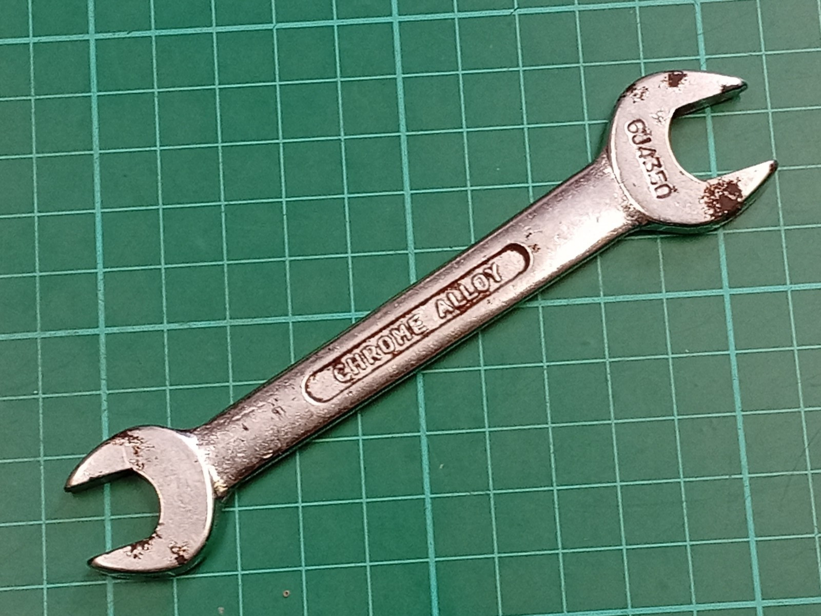 Vintage BRITOOL 6J4350, 7/16″ x 1/2″ AF, Open Ended Spanner, Made In England