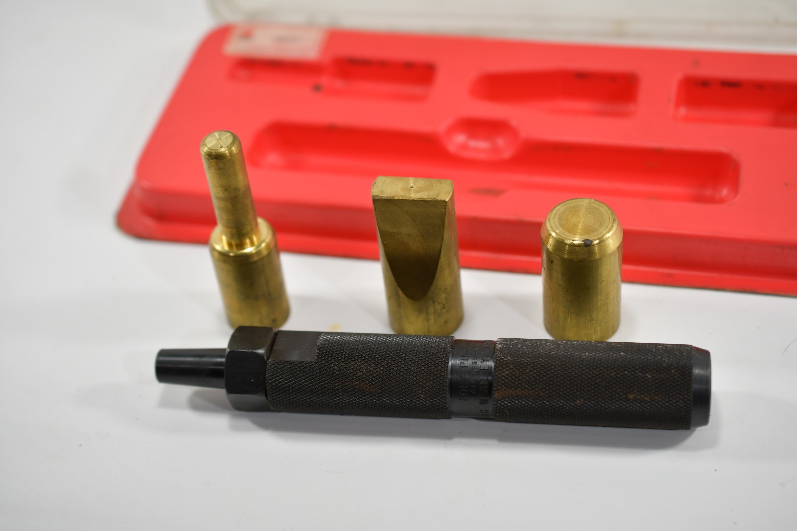 Matco Tools PPS4 4 Piece Poly-Punch Brass Drift Punches with Holder USA O024