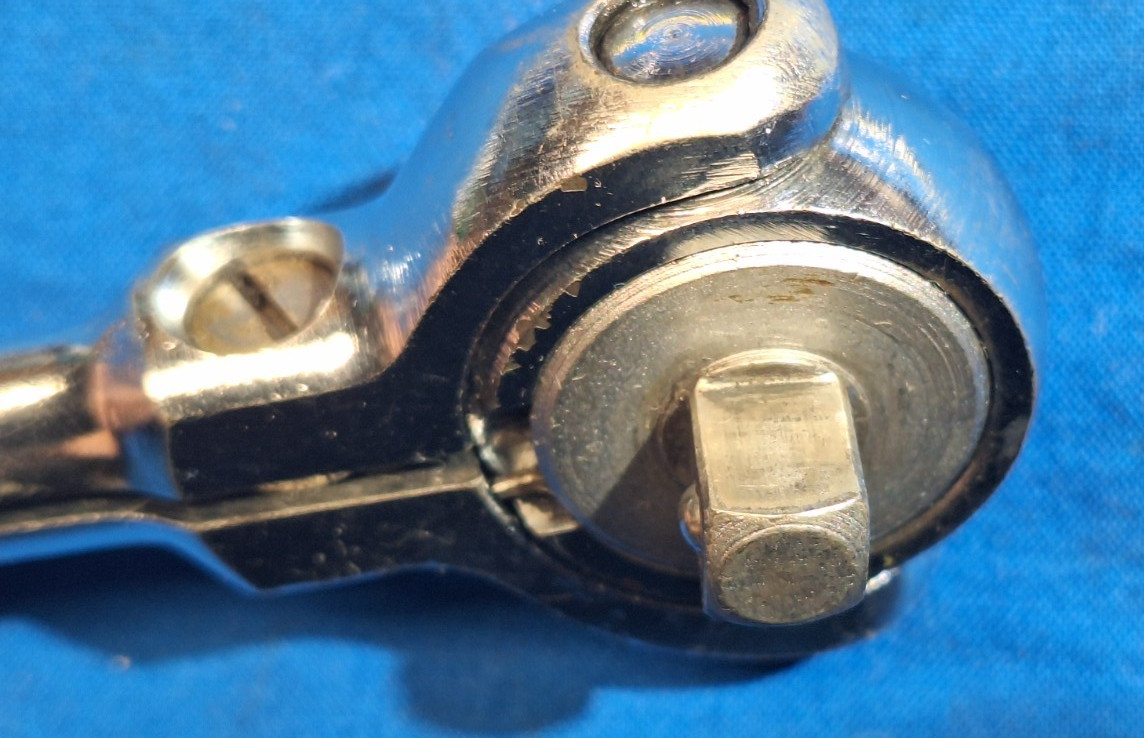 SK Tools 3870 3/8″ drive rotating swivel head ratchet 10″ long USA