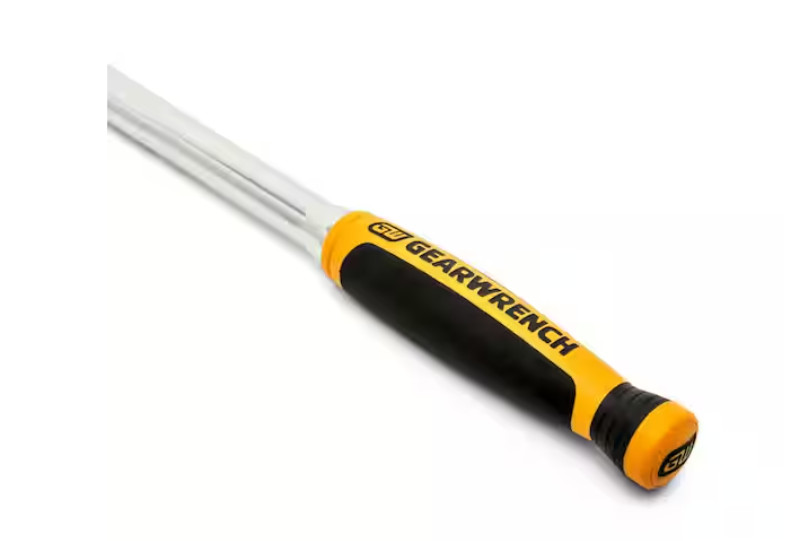 1/4 In. Drive 120XP Dual Material Handle Locking Flex Head Ratchet 9 In.