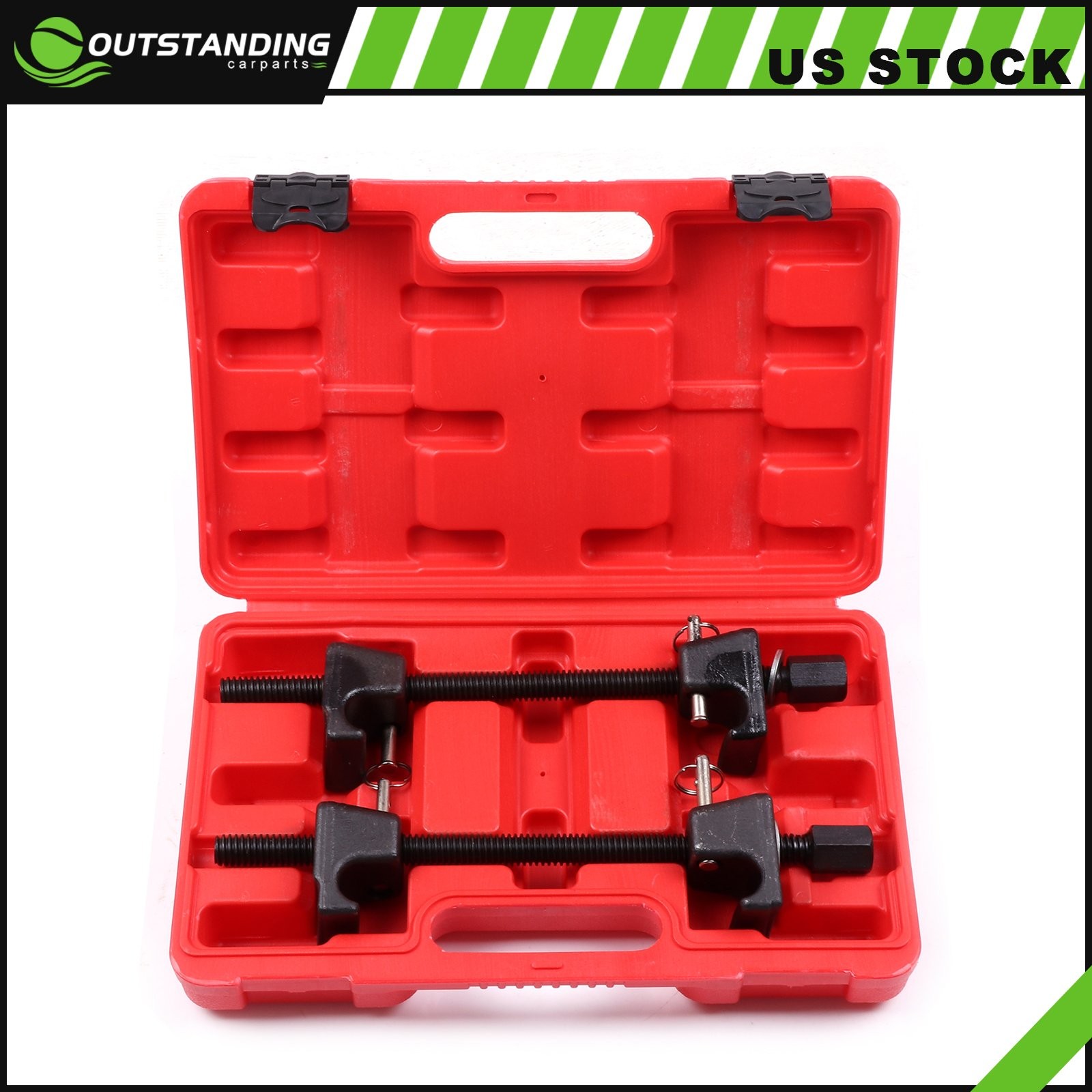Coil Spring Compressor for MacPherson Struts Shock Absorber Car Garage Tool 2pc