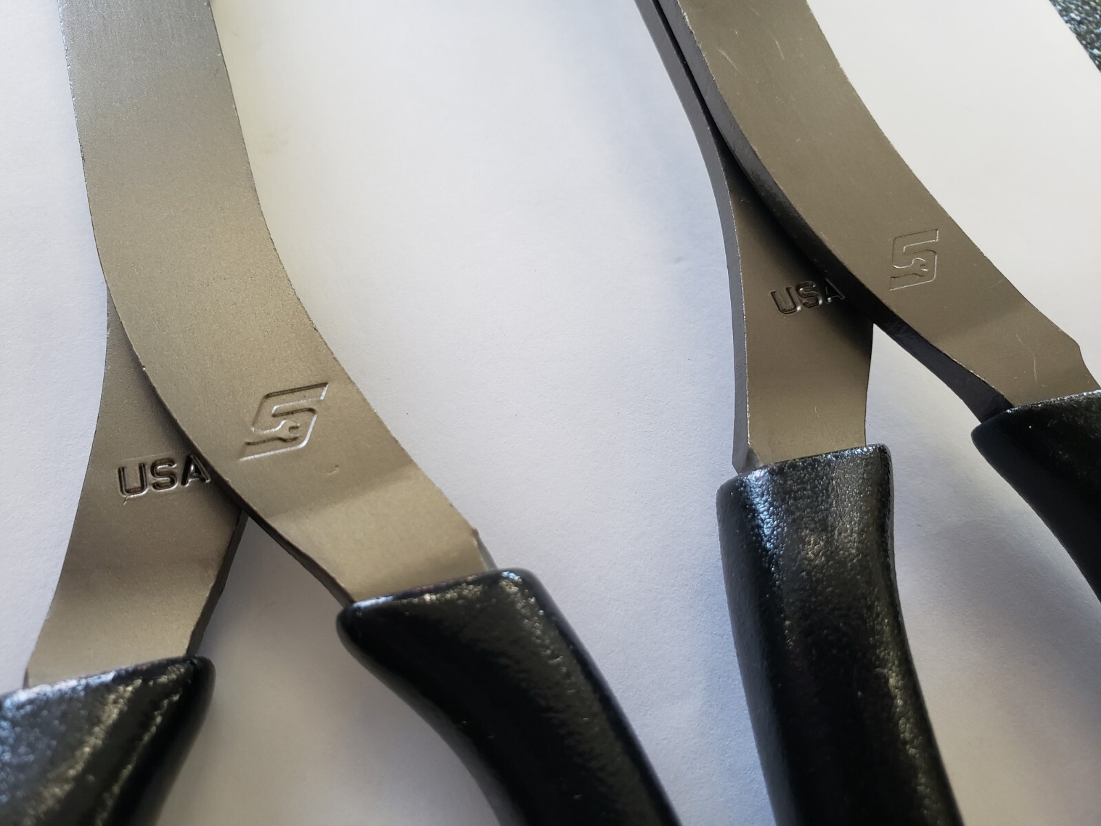 Snap-on Tools USA NEW 2pc BLACK Soft Grip LONG Neck Needle Nose Pliers Lot Set